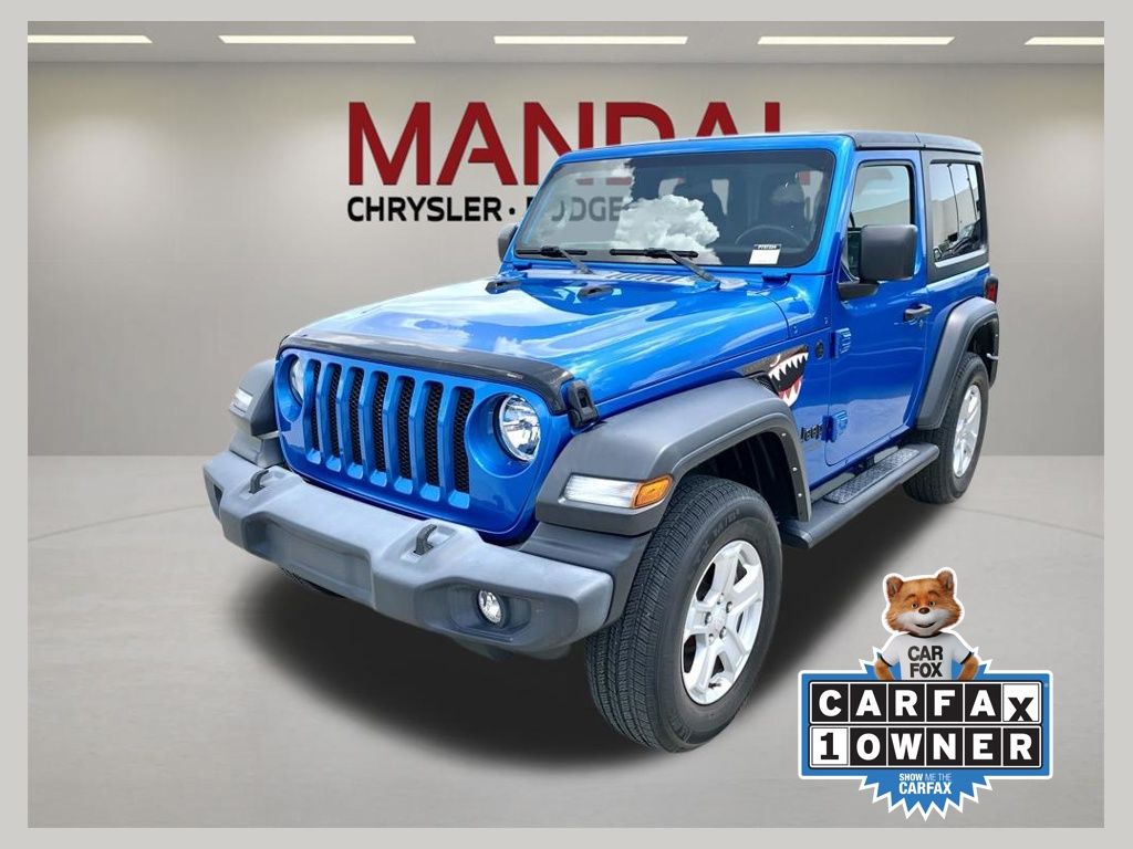 Hydro Blue Pearl Coat 2021 Jeep Wrangler SUV / Crossover Four-Wheel Drive 8-Speed Automatic