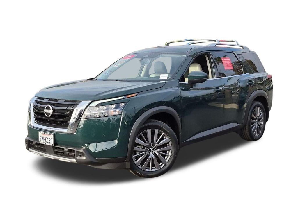 Black (Obsidian Green Pearl) 2024 Nissan Pathfinder SUV / Crossover Front-Wheel Drive 9-Speed Automatic