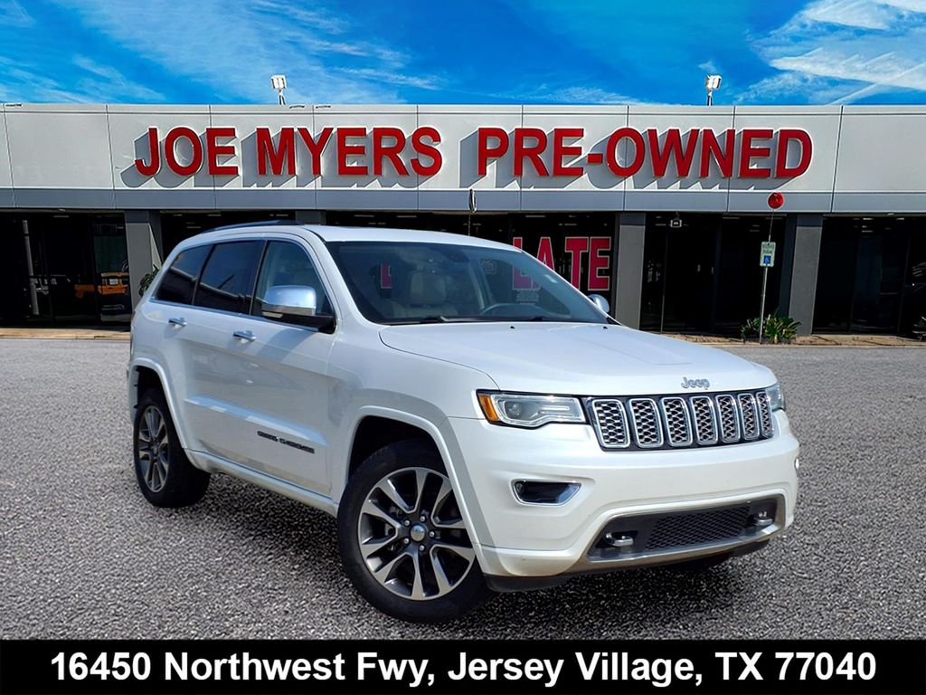 2017 Jeep Grand Cherokee Overland White at Bayway Cadillac of The Woodlands
