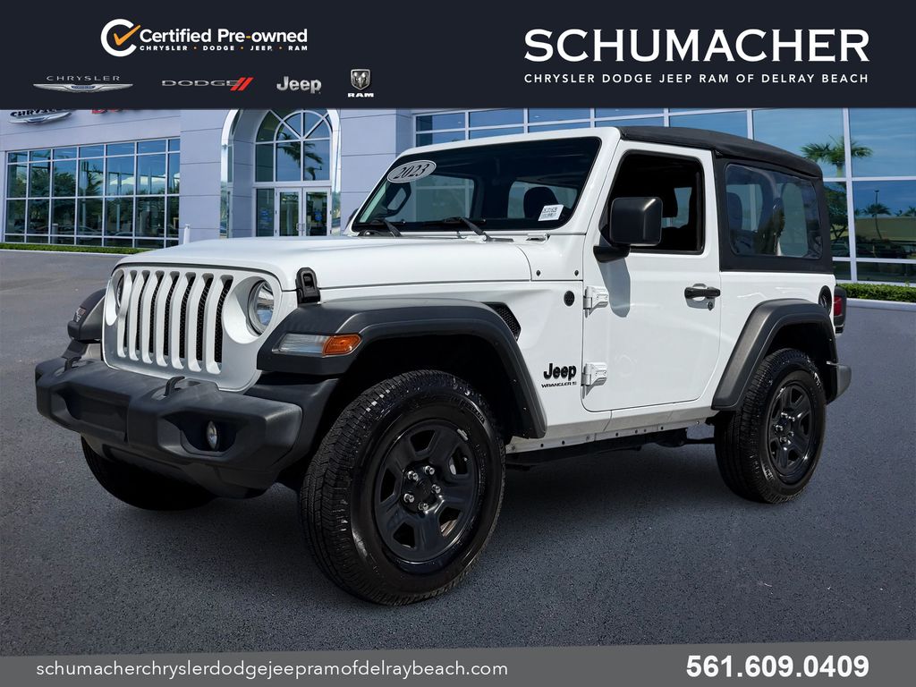 used 2023 Jeep Wrangler car, priced at $23,188