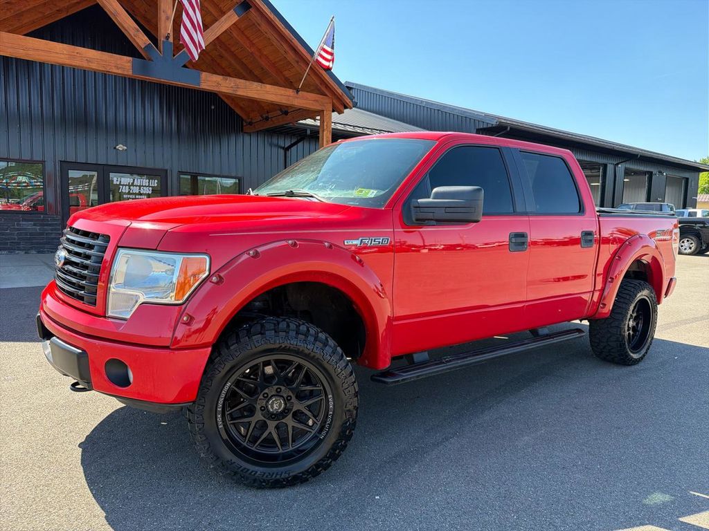 Race Red 2014 Ford F-150 Pickup Truck Four-Wheel Drive 6-Speed Automatic