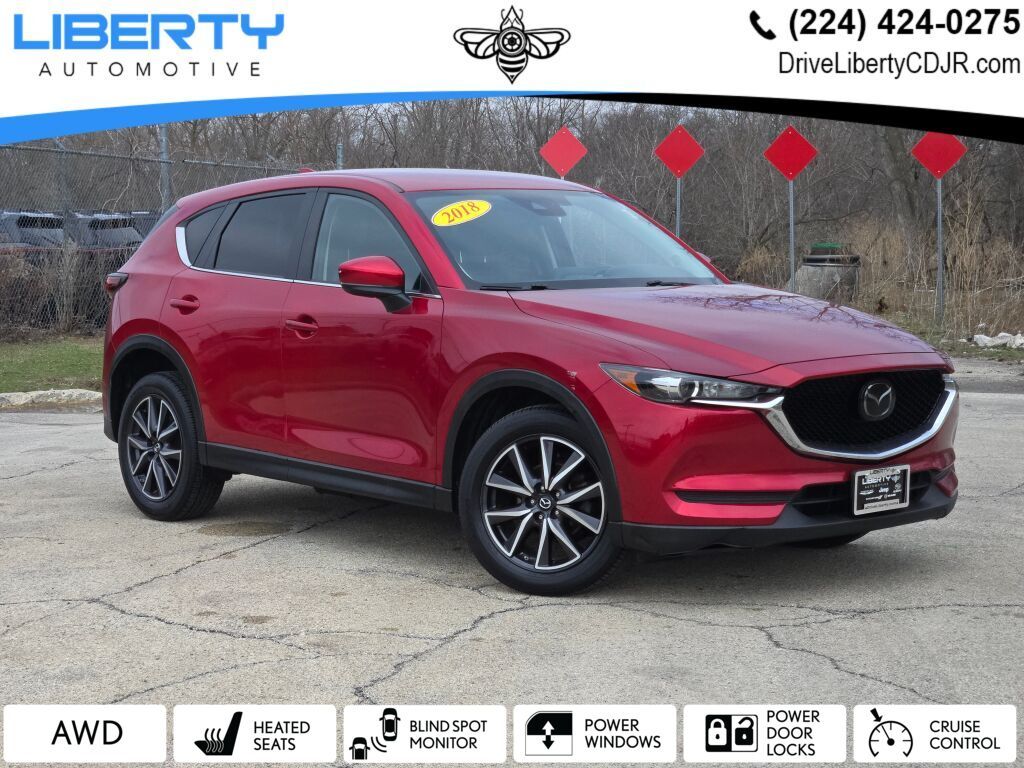 Soul Red Crystal Metallic 2018 Mazda CX-5 Touring AWD SUV / Crossover All-Wheel Drive 6-Speed Automatic
