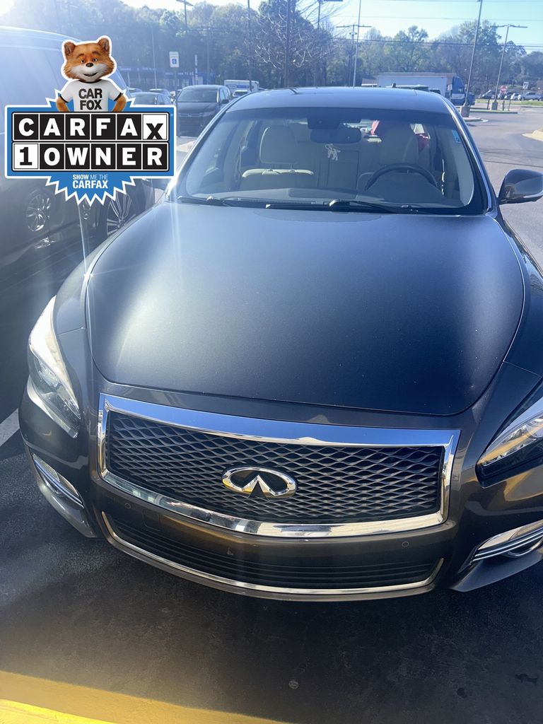 Storm Front Gray 2015 INFINITI Q70 3.7 RWD Sedan Rear-Wheel Drive 7-Speed Automatic