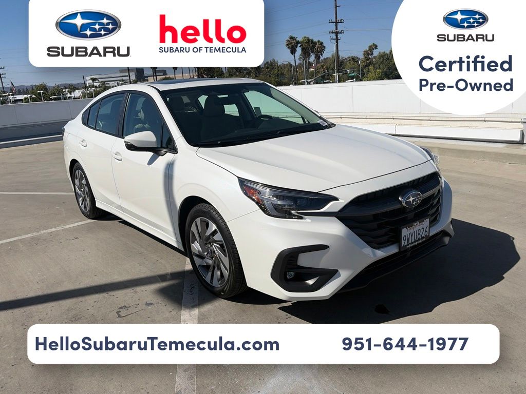 Crystal White Pearl 2025 Subaru Legacy Sedan All-Wheel Drive Continuously Variable Transmission