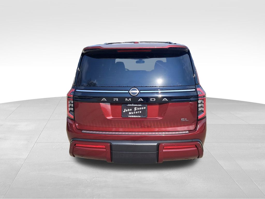 2026 Nissan Armada SL Red at John Sisson Motors