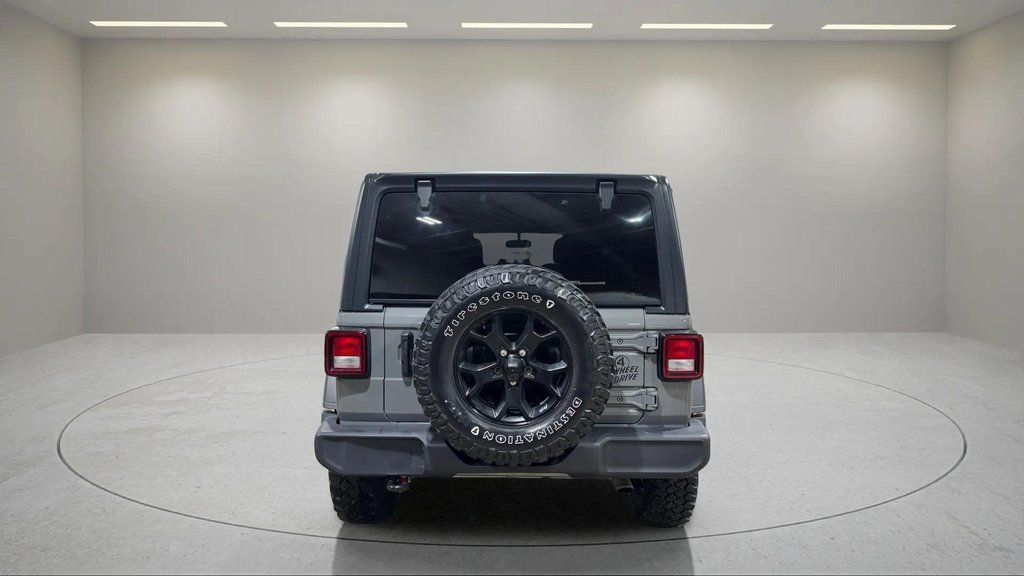 Used 2021 Sting-Gray Clearcoat Jeep Unlimited Willys image 4