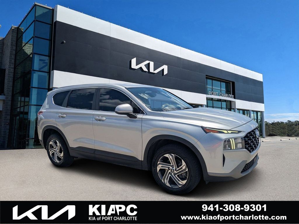 Shimmering Silver 2021 Hyundai Santa Fe SE FWD SUV / Crossover Front-Wheel Drive 8-Speed Automatic
