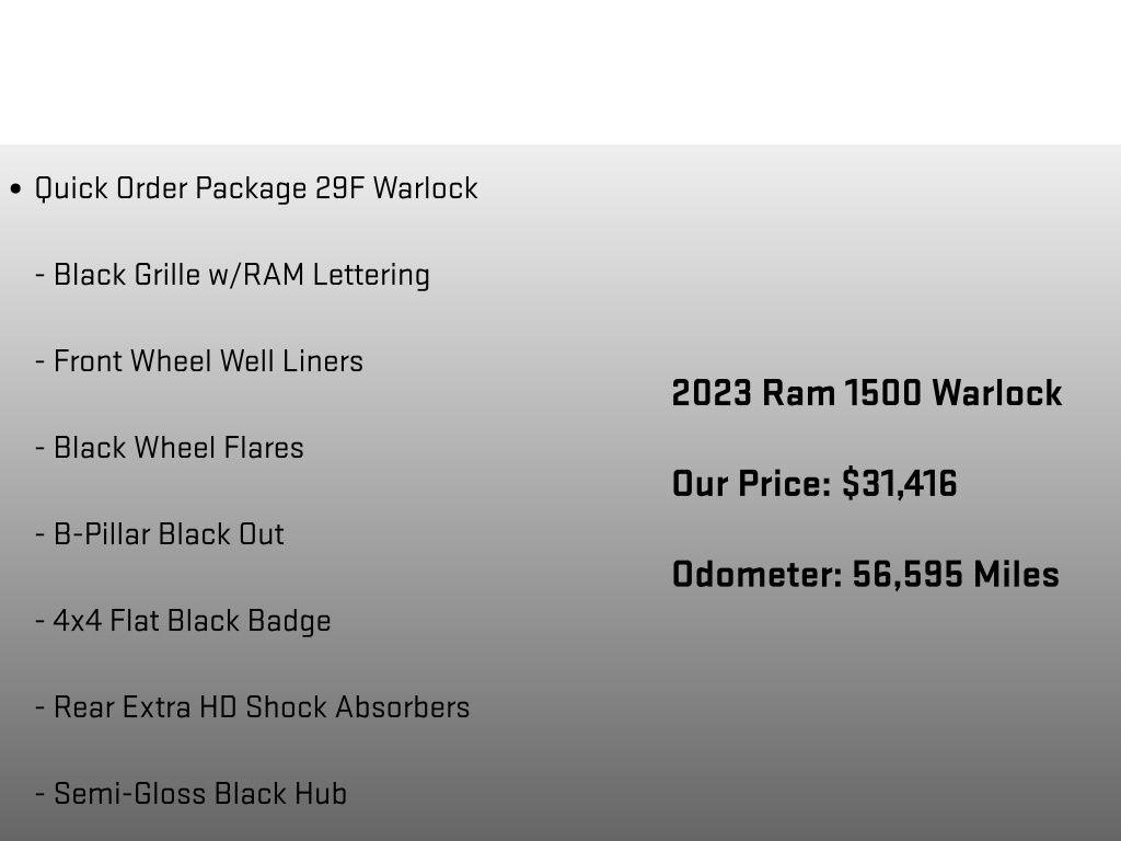 2023 Ram 1500 Classic Warlock - 11