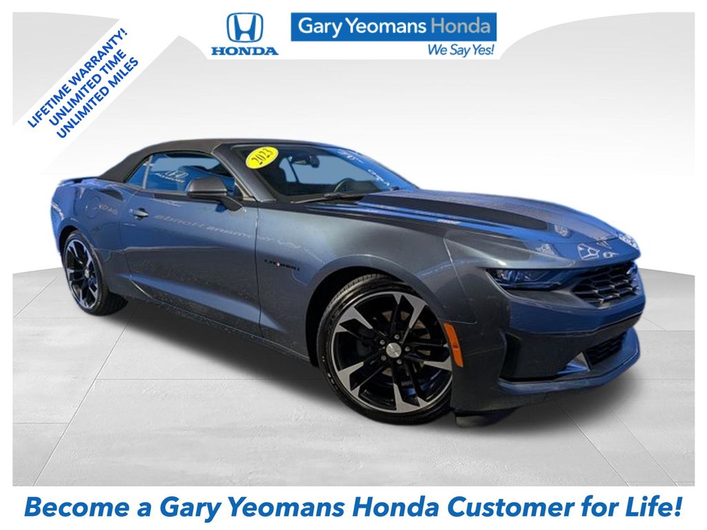 Shadow Gray Metallic 2023 Chevrolet Camaro Convertible Rear-Wheel Drive Automatic