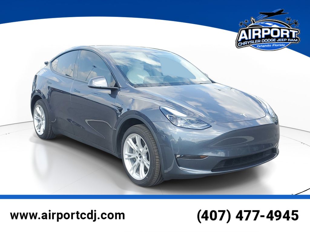 Gray 2023 Tesla Model Y SUV / Crossover All-Wheel Drive 1-Speed Automatic