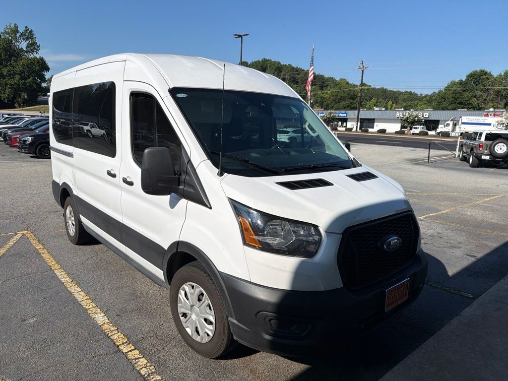 Oxford White 2023 Ford Transit Cargo Van Rear-Wheel Drive