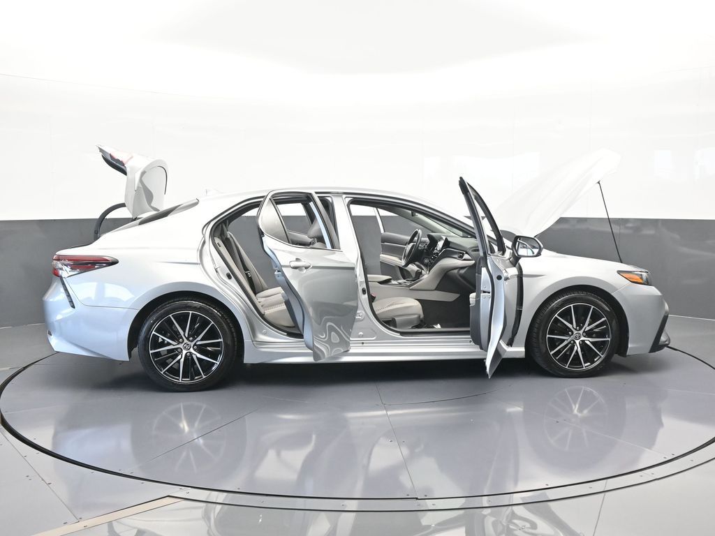 Used 2021 Celestial Silver Metallic Toyota SE image 69