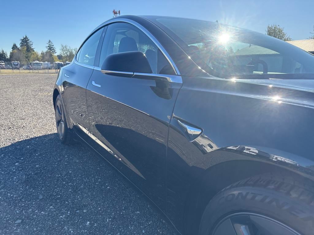 2018 Black Tesla Model 3 Long Range RWD Sedan