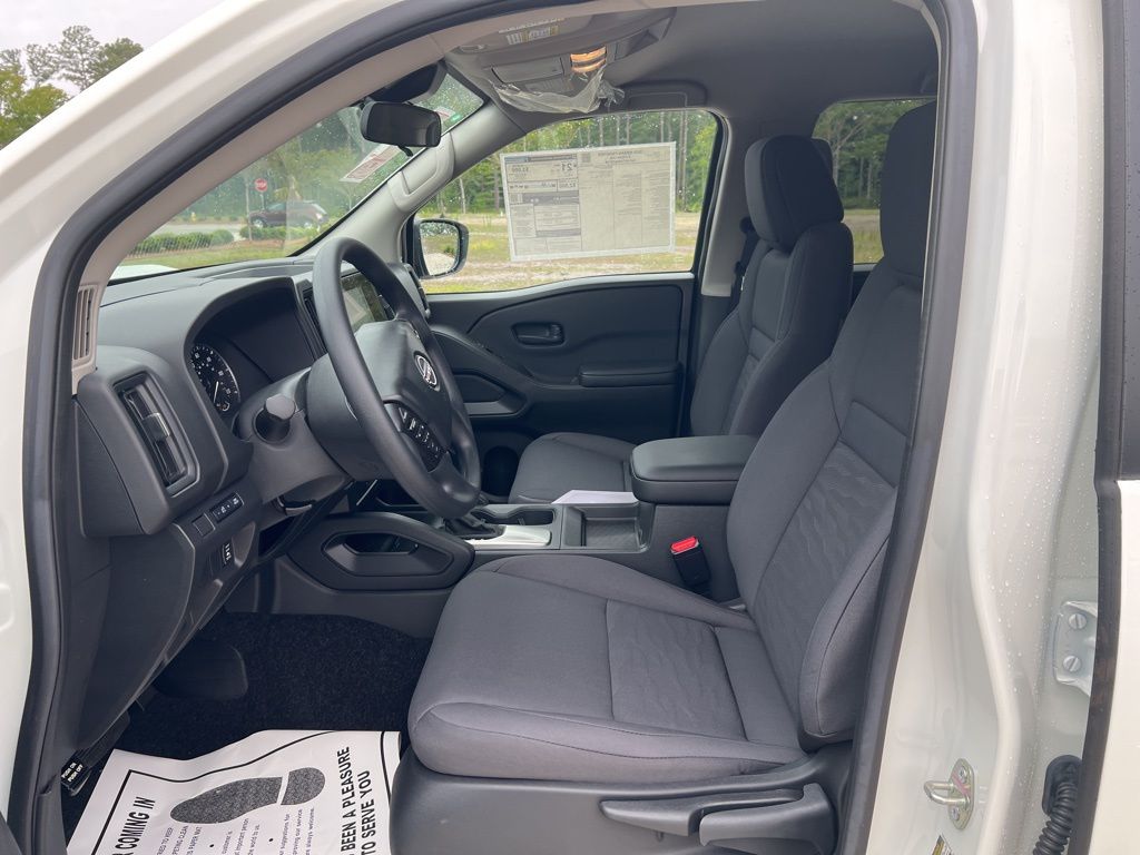 2025 Glacier White Nissan Frontier S RWD Truck