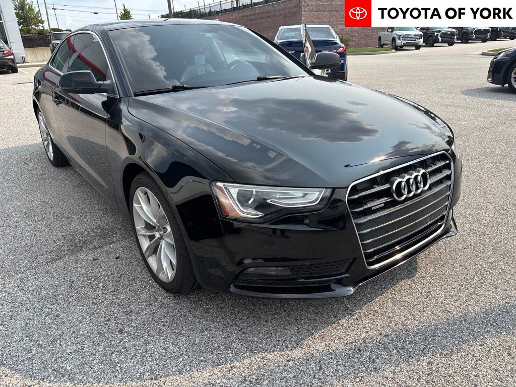 Brilliant Black 2014 Audi A5 Coupe All-Wheel Drive 8-Speed Automatic