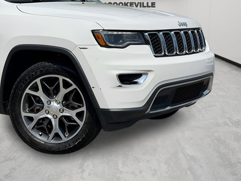 Used 2021 Bright White Clearcoat Jeep Limited image 3