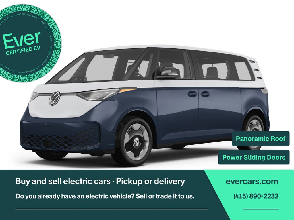Blue 2025 Volkswagen ID.Buzz Minivan All-Wheel Drive Automatic