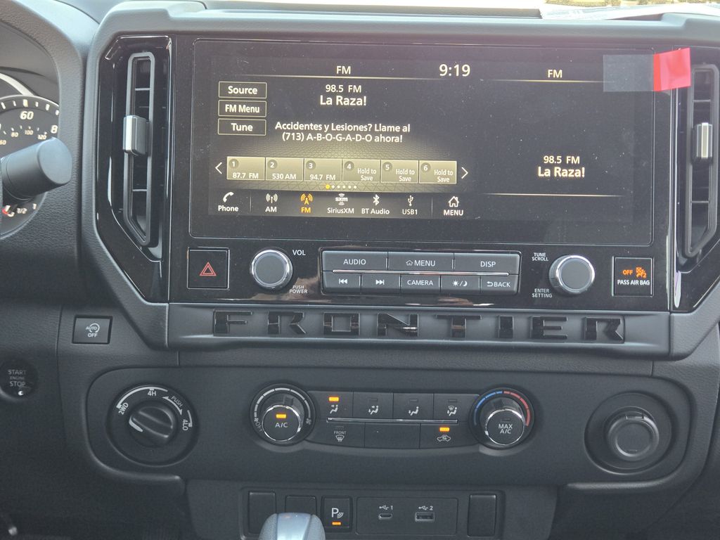 2026 Nissan Frontier SV White at Central Houston Nissan