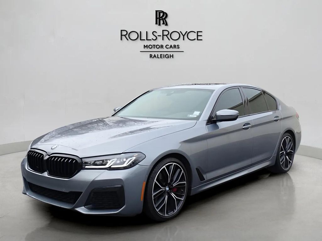 Skyscraper Gray Metallic 2023 BMW 5 Series Sedan Rear-Wheel Drive 8-Speed Automatic