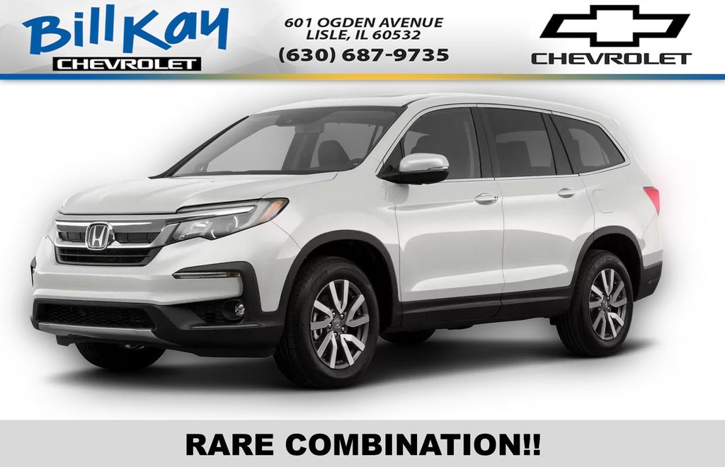 White 2022 Honda Pilot EX-L FWD SUV / Crossover Front-Wheel Drive 9-Speed Automatic