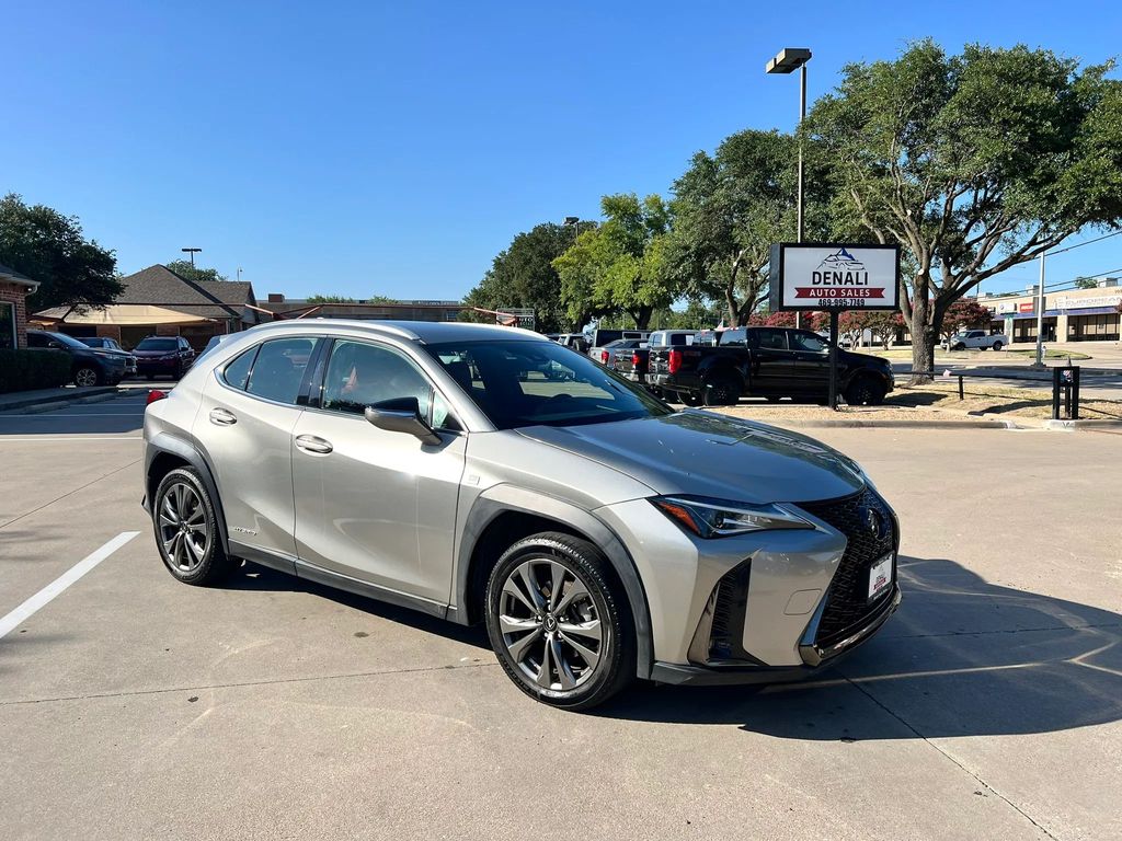 Silver 2020 Lexus UX Hybrid SUV / Crossover All-Wheel Drive Continuously Variable Transmission