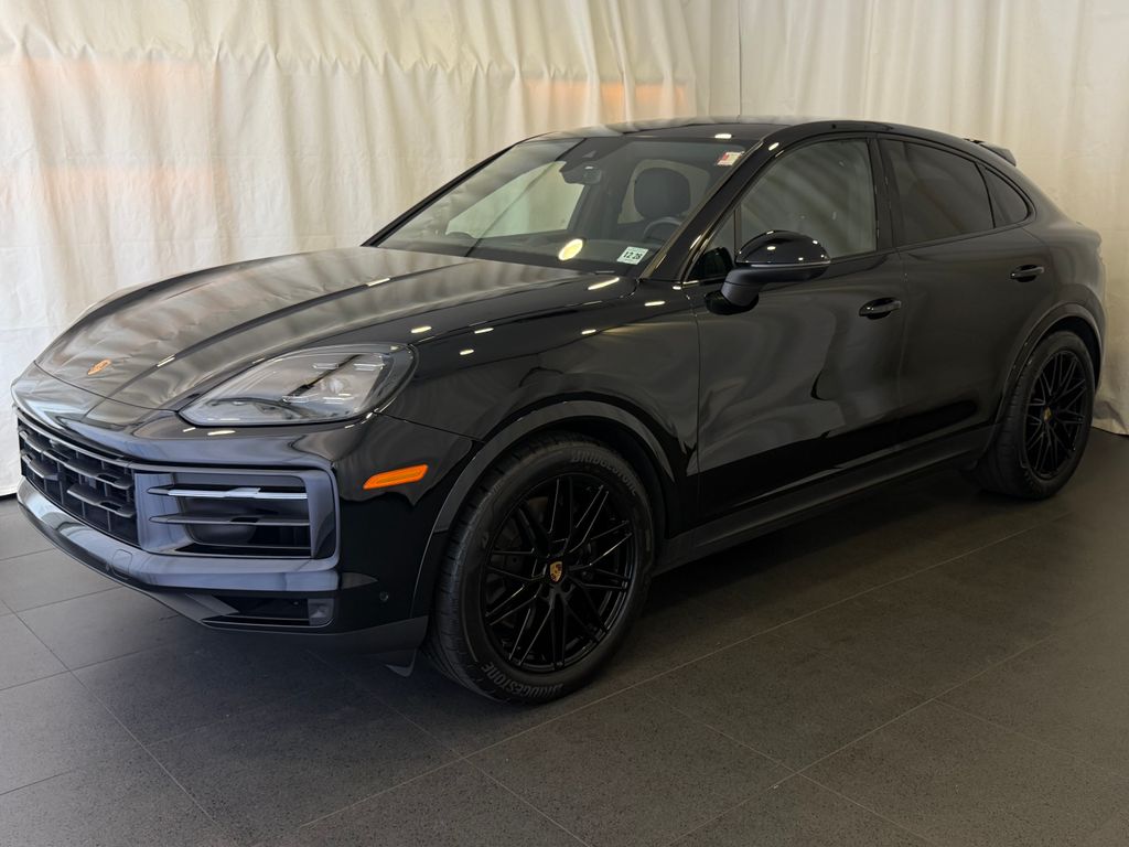 Black 2024 Porsche Cayenne Coupe Coupe All-Wheel Drive 8-Speed Automatic