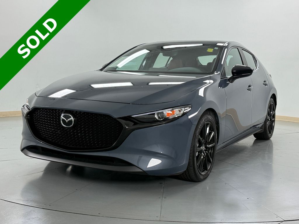 Polymetal Gray Metallic 2025 Mazda MAZDA3 2.5 S Carbon Edition Hatchback AWD Hatchback All-Wheel Drive 6-Speed Automatic