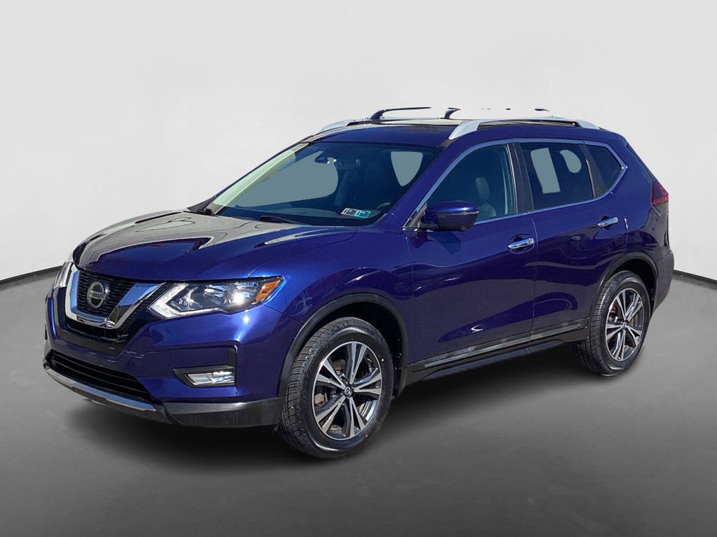 Caspian Blue 2018 Nissan Rogue SL AWD SUV / Crossover All-Wheel Drive Continuously Variable Transmission