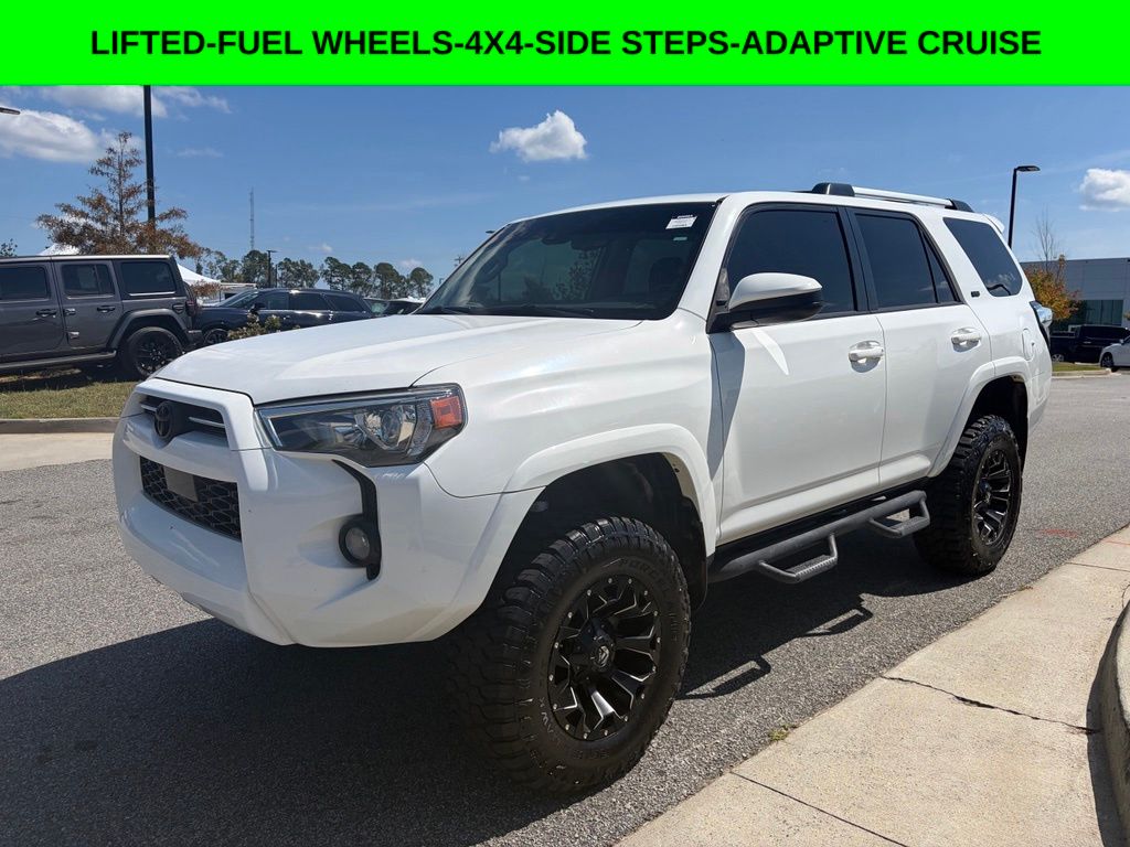Super White 2020 Toyota 4Runner SUV / Crossover Four-Wheel Drive 5-Speed Automatic Overdrive