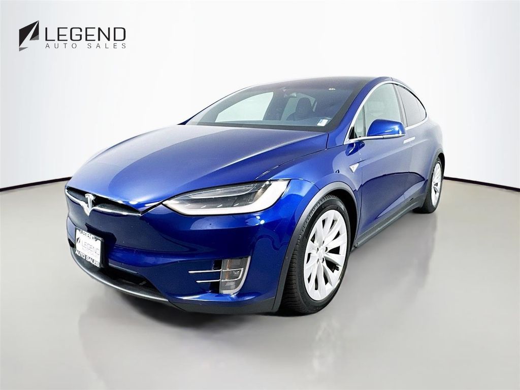 Blue 2016 Tesla Model X 90D AWD SUV / Crossover All-Wheel Drive 1-Speed Automatic