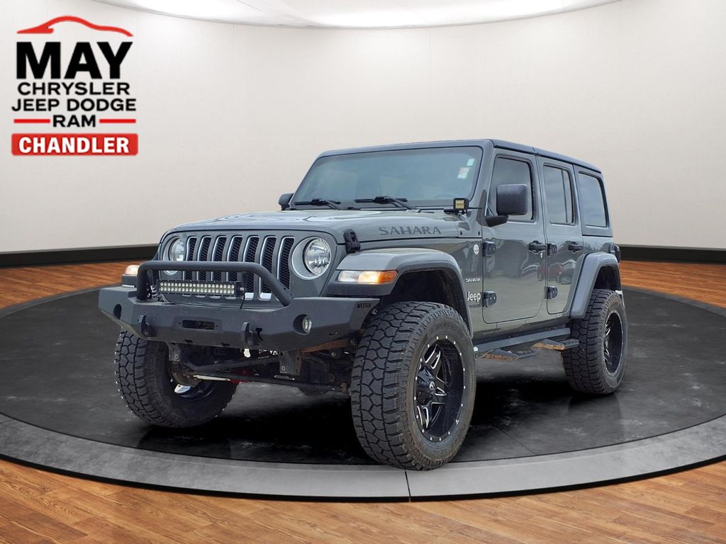 Sting-Gray Clearcoat 2018 Jeep Wrangler Unlimited Sahara 4WD SUV / Crossover Four-Wheel Drive 8-Speed Automatic