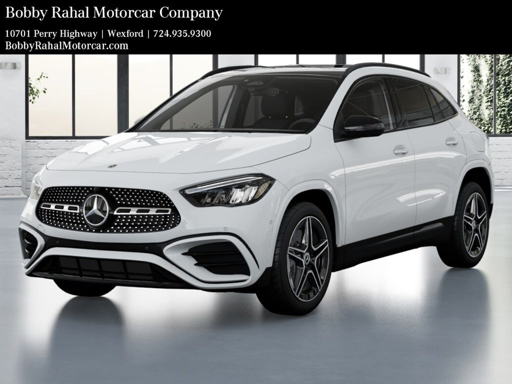 Polar White 2026 Mercedes-Benz GLA SUV / Crossover All-Wheel Drive 8-Speed Dual Clutch