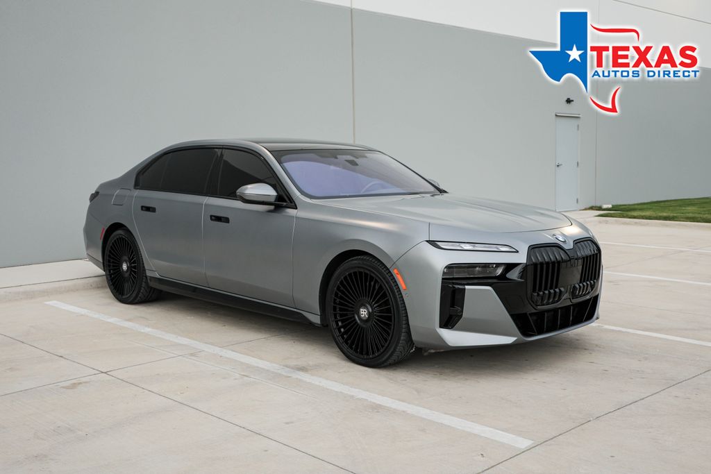 Frozen Pure Gray Metallic 2023 BMW 7 Series 760i xDrive AWD Sedan All-Wheel Drive 8-Speed Automatic
