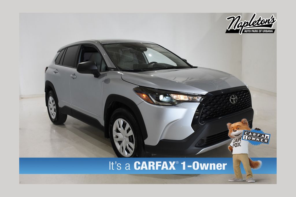 Sonic Silver 2025 Toyota Corolla Cross SUV / Crossover Front-Wheel Drive Continuously Variable Transmission