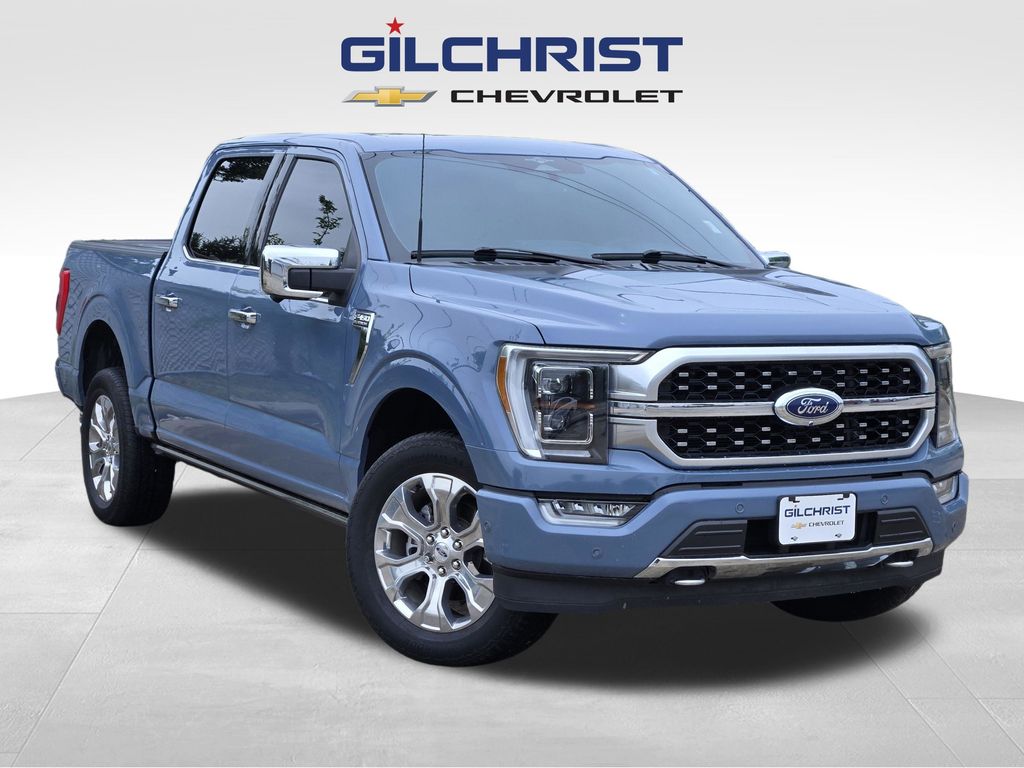 Blue (Azure Gray Metallic) 2023 Ford F-150 Pickup Truck Four-Wheel Drive Automatic