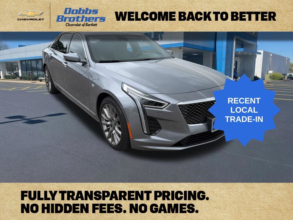 Gray (Satin Steel Metallic) 2019 Cadillac CT6 3.6L Luxury AWD Sedan All-Wheel Drive Automatic