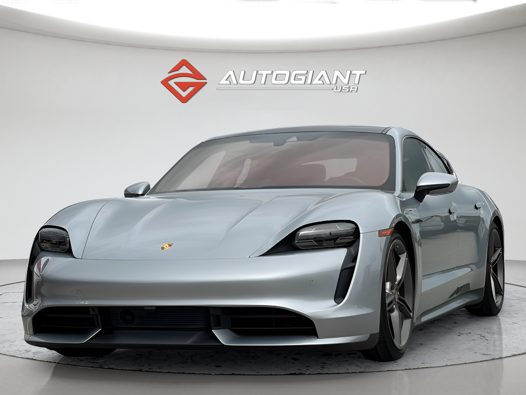 Dolomite Silver Metallic 2020 Porsche Taycan Sedan All-Wheel Drive 2-Speed Automatic