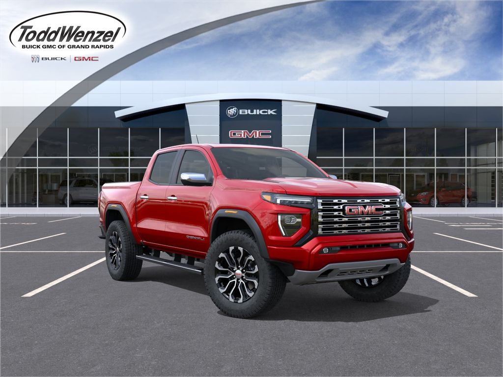 Volcanic Red Tintcoat 2026 GMC Canyon Pickup Truck Four-Wheel Drive 8-Speed Automatic
