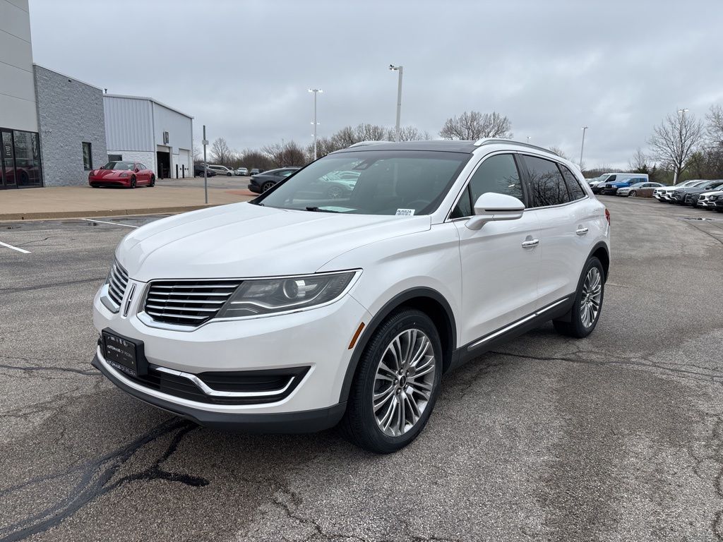 White Platinum Clearcoat Metallic 2018 Lincoln MKX Reserve AWD SUV / Crossover All-Wheel Drive 6-Speed Automatic