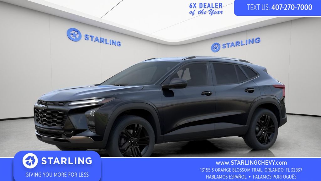 Mosaic Black Metallic 2026 Chevrolet Trax SUV / Crossover Front-Wheel Drive 6-Speed Automatic
