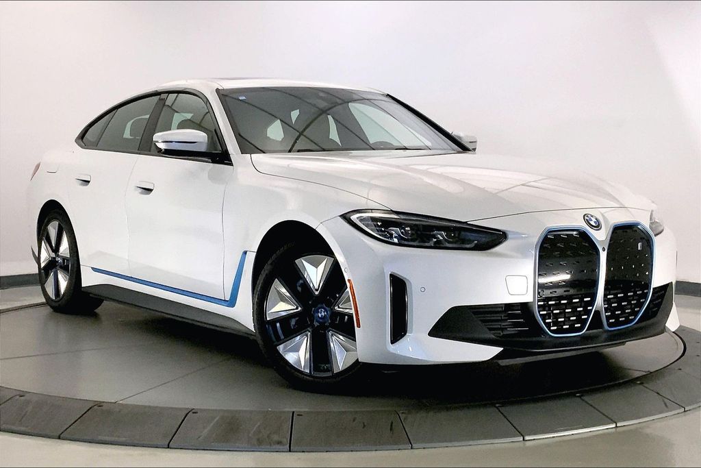 Mineral White Metallic 2023 BMW i4 Sedan Rear-Wheel Drive Automatic