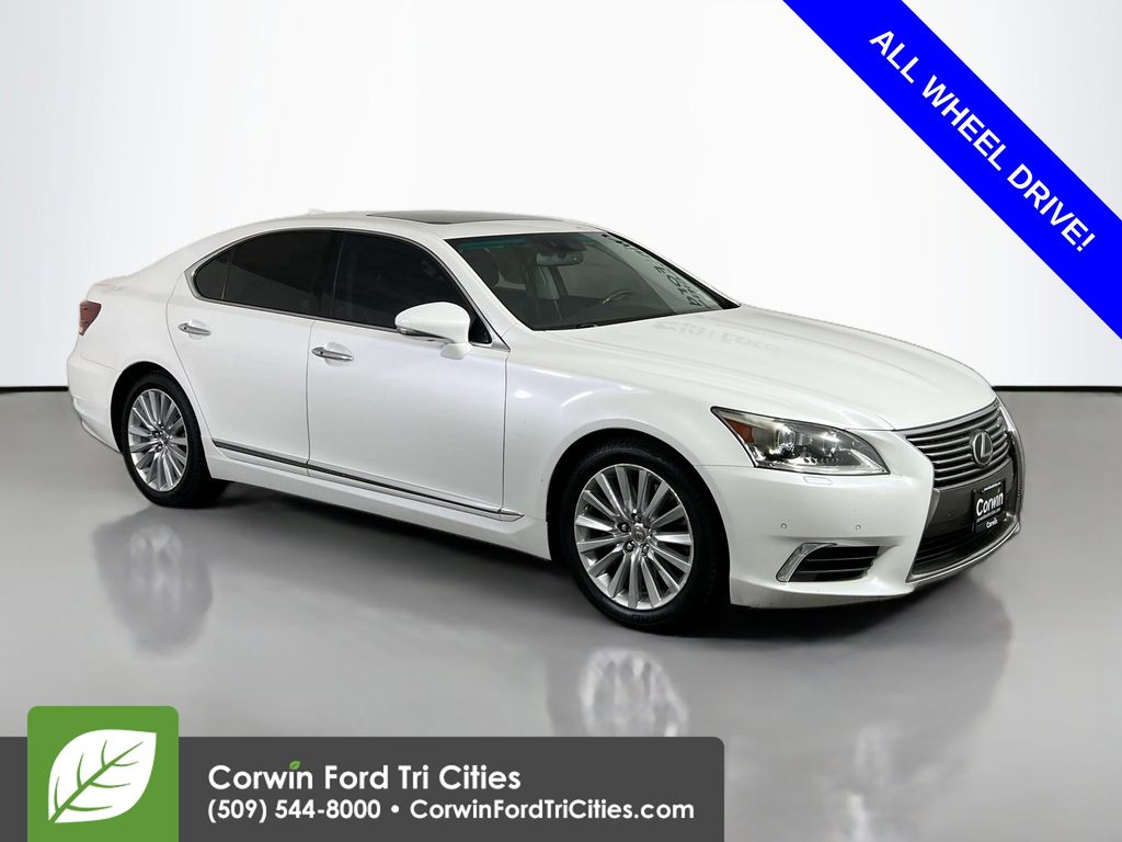 Starfire Pearl 2014 Lexus LS Sedan All-Wheel Drive 8-Speed Automatic