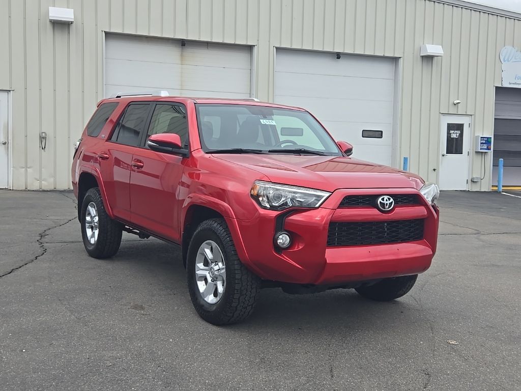 Barcelona Red Metallic 2018 Toyota 4Runner SR5 4WD SUV / Crossover Four-Wheel Drive 5-Speed Automatic Overdrive