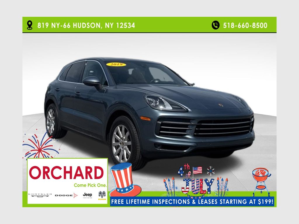 Blue 2019 Porsche Cayenne SUV / Crossover All-Wheel Drive 8-Speed Automatic