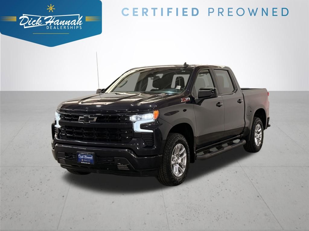 Dark Ash Metallic 2023 Chevrolet Silverado 1500 Pickup Truck Four-Wheel Drive Automatic