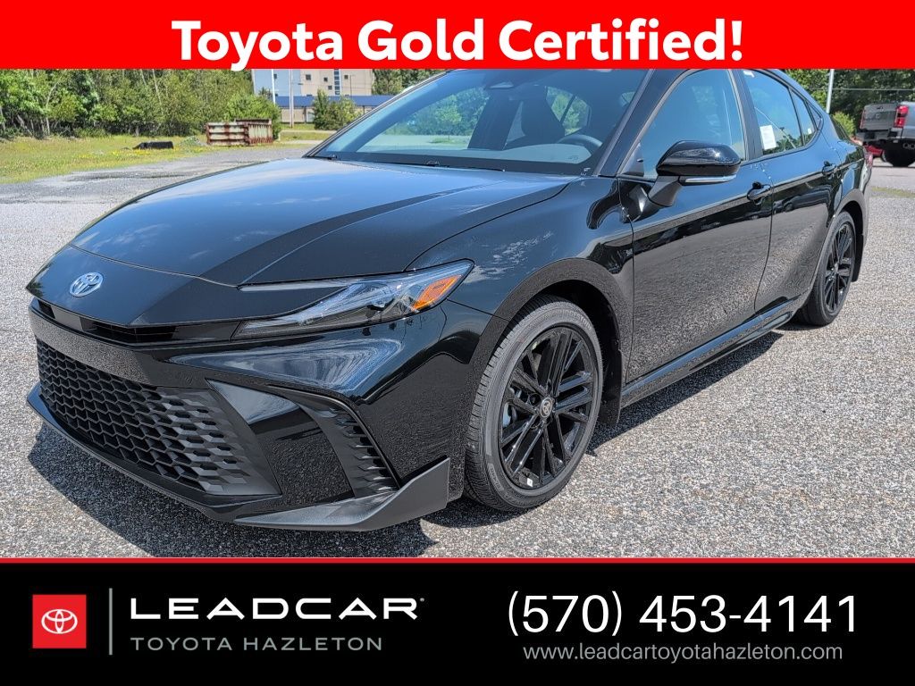 Midnight Black Metallic 2026 Toyota Camry Sedan Front-Wheel Drive Continuously Variable Transmission