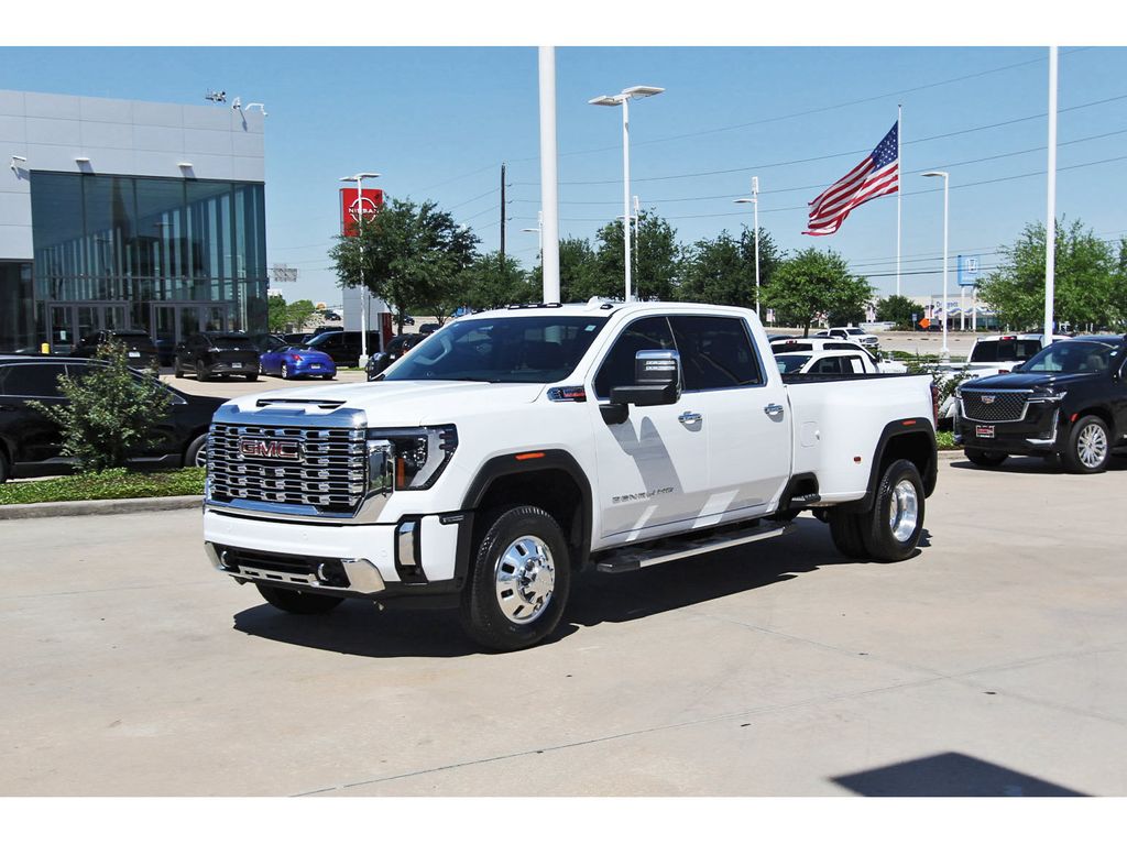 2025 GMC Sierra 3500HD Denali White at DeMontrond Auto Country