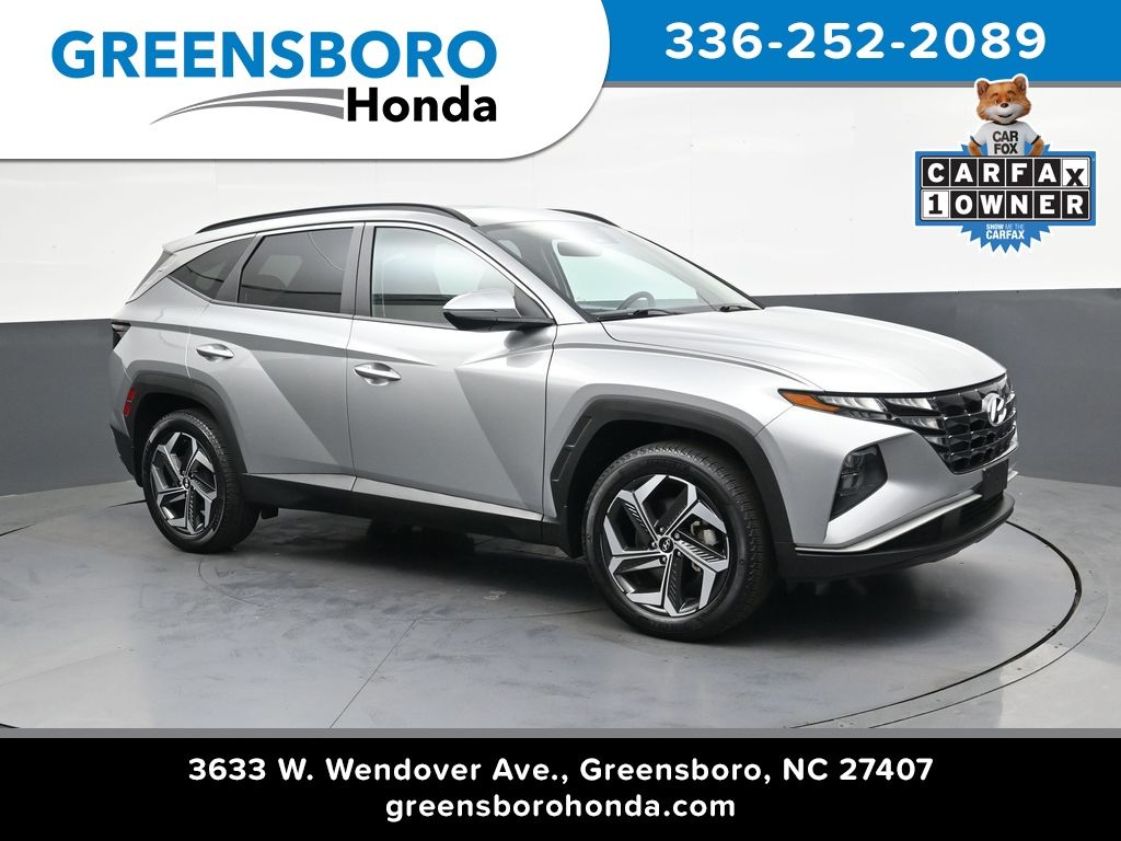 Shimmering Silver 2023 Hyundai Tucson SUV / Crossover All-Wheel Drive 8-Speed Automatic