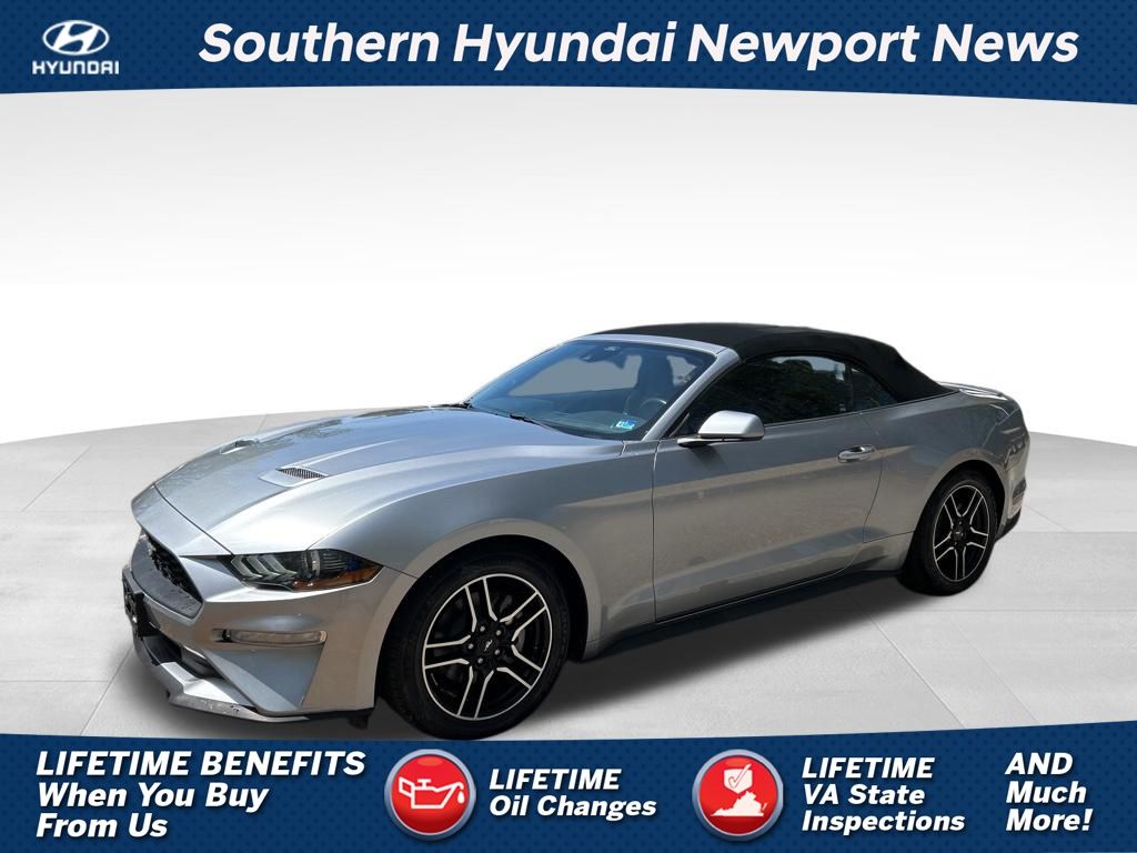 Silver Metallic 2023 Ford Mustang EcoBoost Premium Convertible RWD Convertible Rear-Wheel Drive Automatic