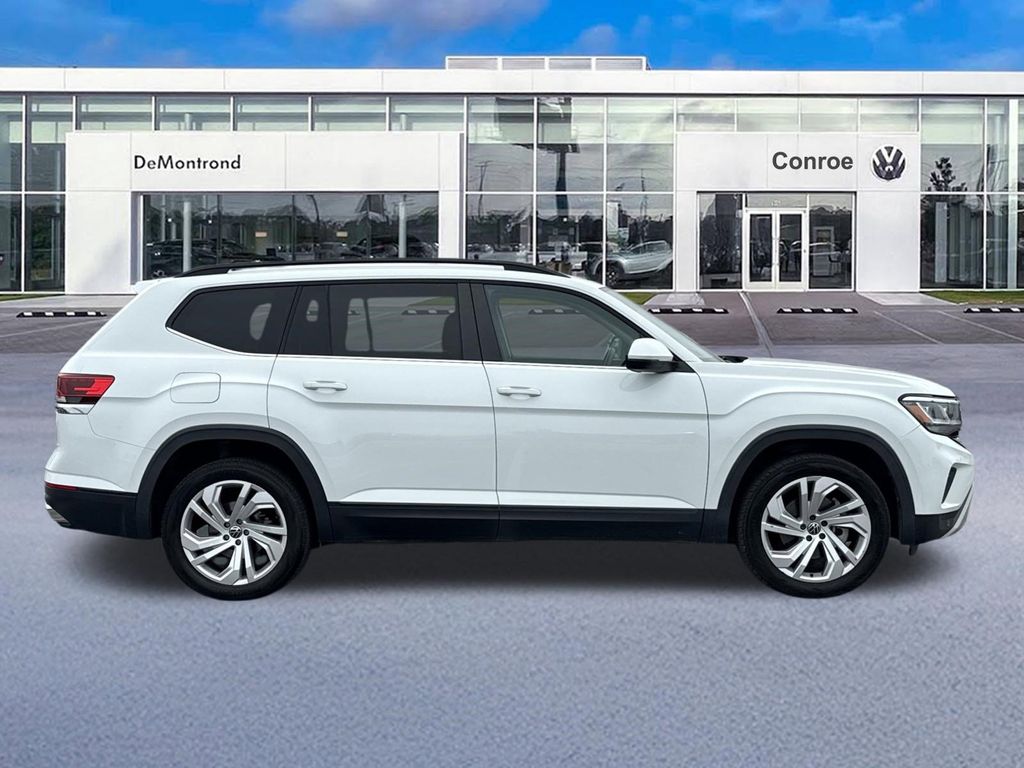 2021 Volkswagen Atlas 3.6L V6 SE w/Technology White at Wharton Chevrolet GMC